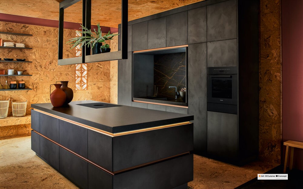 cuisine KH MODÈLE 92-328 BÉTON ANTHRACITE