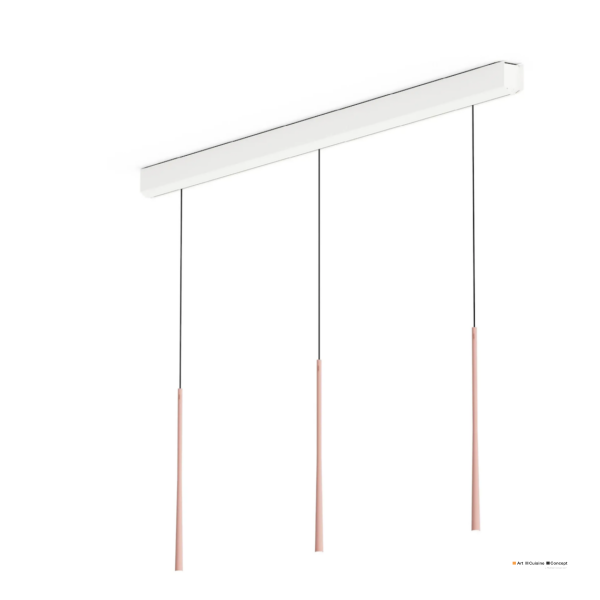 Bora suspension linéaire 3 Stars or rose