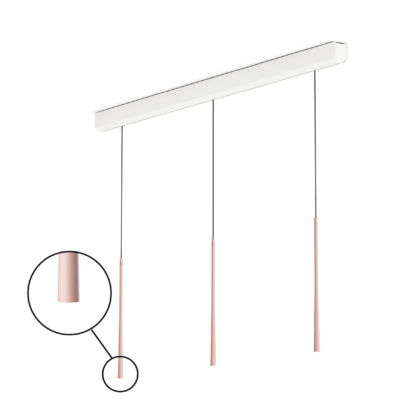 Bora suspension linéaire 3 Stars or rose